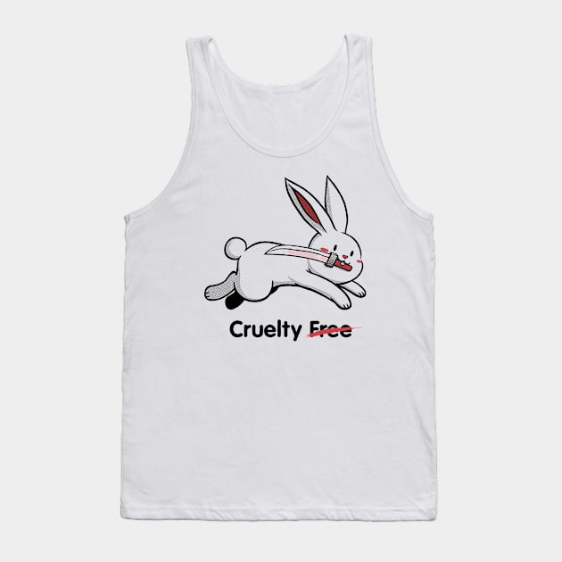 Cruelty Free Bunny Violence by Tobe Fonseca Tank Top by Tobe_Fonseca